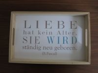 Holztablett mit SpruchHochzeitsgeschenk NEULänge 34 cm Münster (Westfalen) - Roxel Vorschau