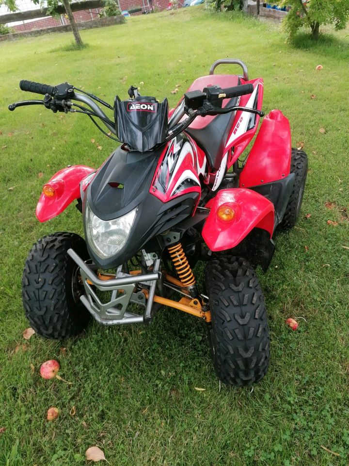 Quad Aeon Revo R50 50ccm 45Km/h Straßenzulassung in Malsfeld