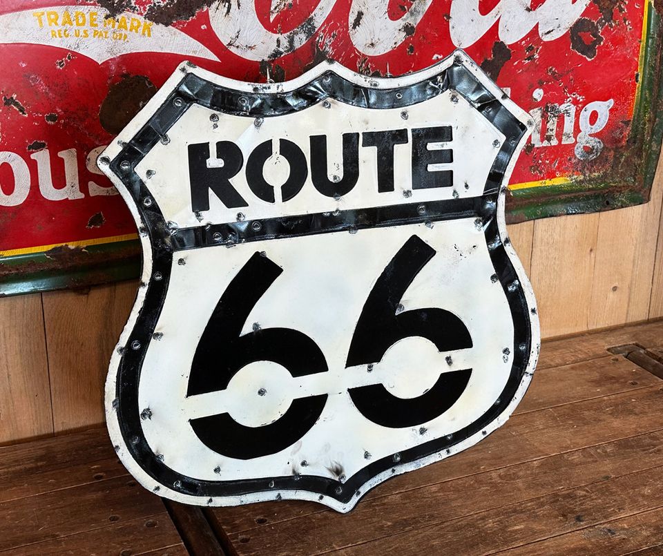 XL ROUTE 66 SCHILD THE MOTHER ROAD USA ROADTRIP US DINER MAN CAVE in Hamm