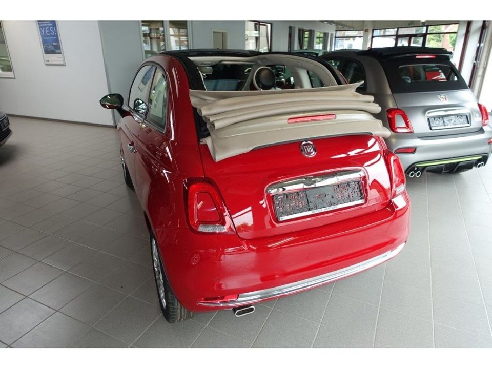 Fiat 500C Cabrio Lounge 1.2 8V beiges Faltdach Uconne in Hamburg