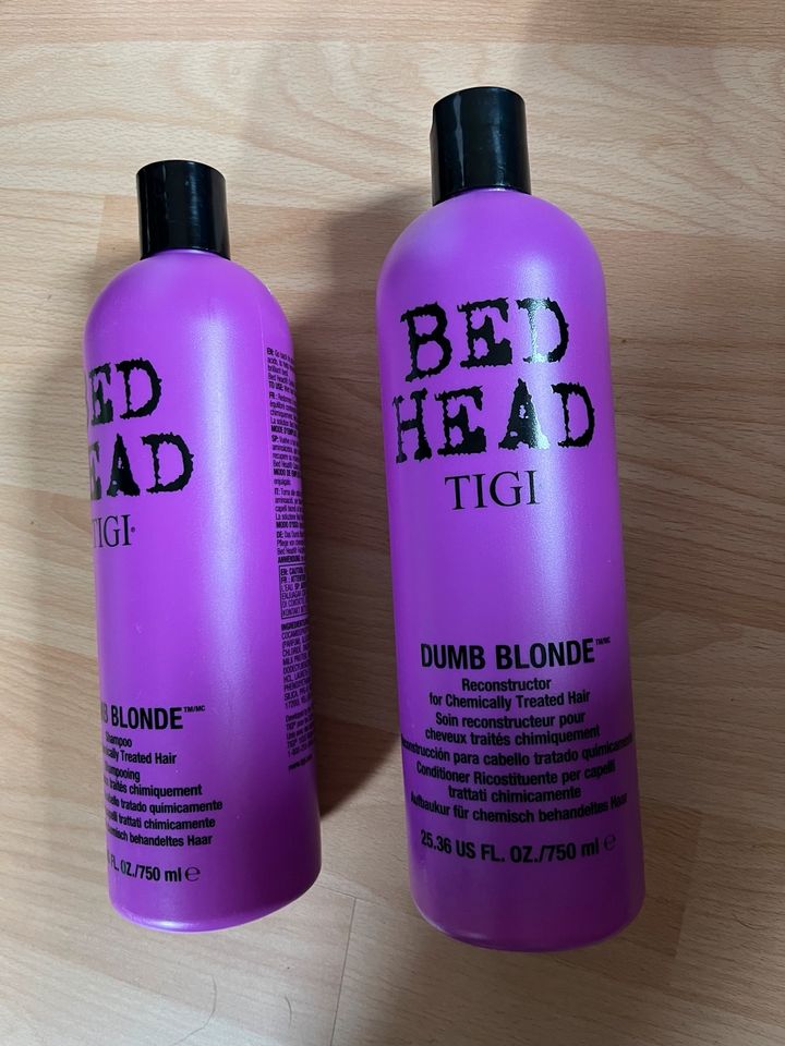 TIGI Dumb Blonde Shampoo& Reconstructor, 2x 750ml in Biedenkopf