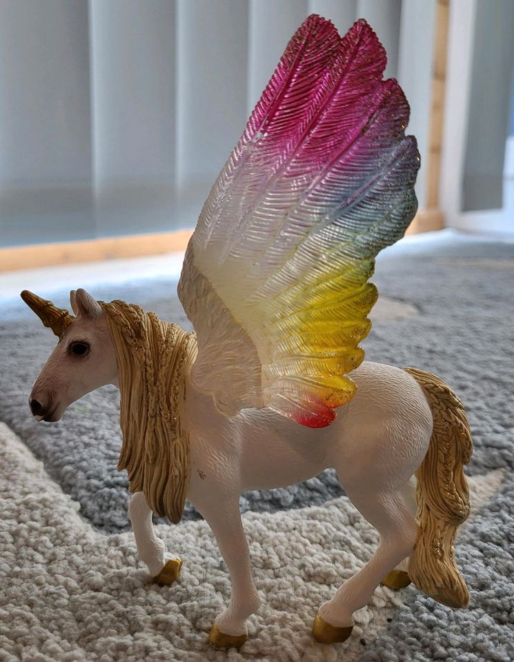 Schleich 70576 - Bayala, Geflügeltes Regenbogeneinhorn in Münster