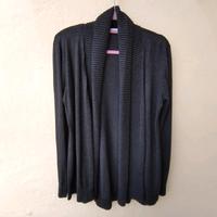 Strickjacke Cardigan Schalkragen Laura T Gr. L dunkelgrau Sachsen - Kodersdorf Vorschau