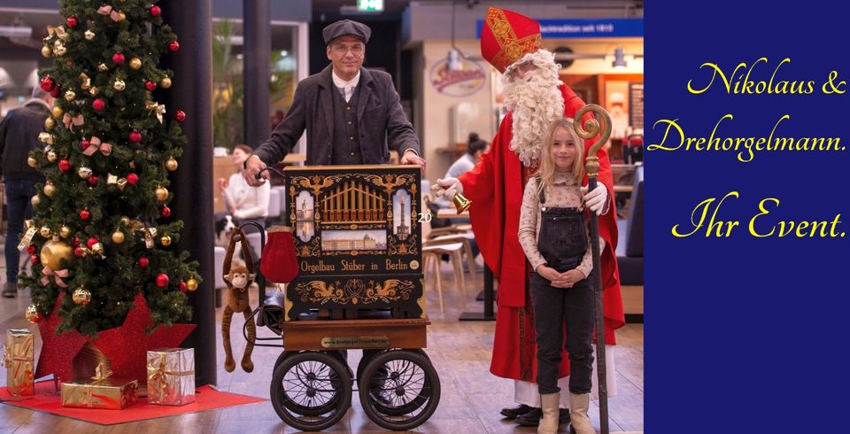 Drehorgelspieler Drehorgel Musiker Künstler Walking Act Frankfurt in Frankfurt am Main