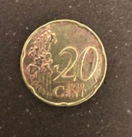 20 Cent Münze 2002 Italien "MAC" Fehlprägung Baden-Württemberg - Altdorf Vorschau