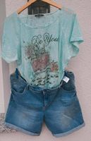 Damen Jeansshorts und 2 Shirts Kombi Preis Brandenburg - Prenzlau Vorschau