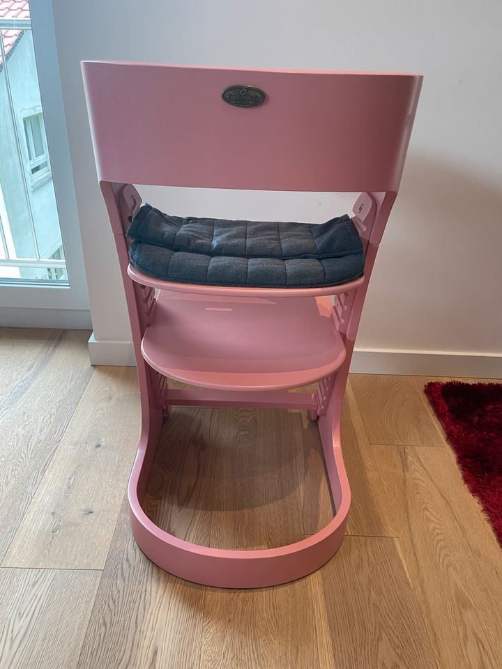 Comfortbaby Kinder Hochstuhl pink rosa, gebraucht in Hanau