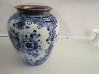 Regina WB, Delfter blau, Vase 30cm hoch, Porzellan, Niederlande Rheinland-Pfalz - Waldfischbach-Burgalben Vorschau