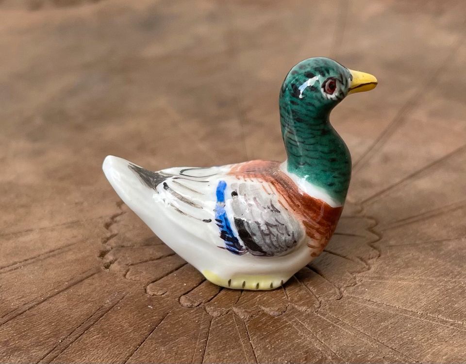 Meissen Porzellanfigur Miniatur Vogel Ente in Syke