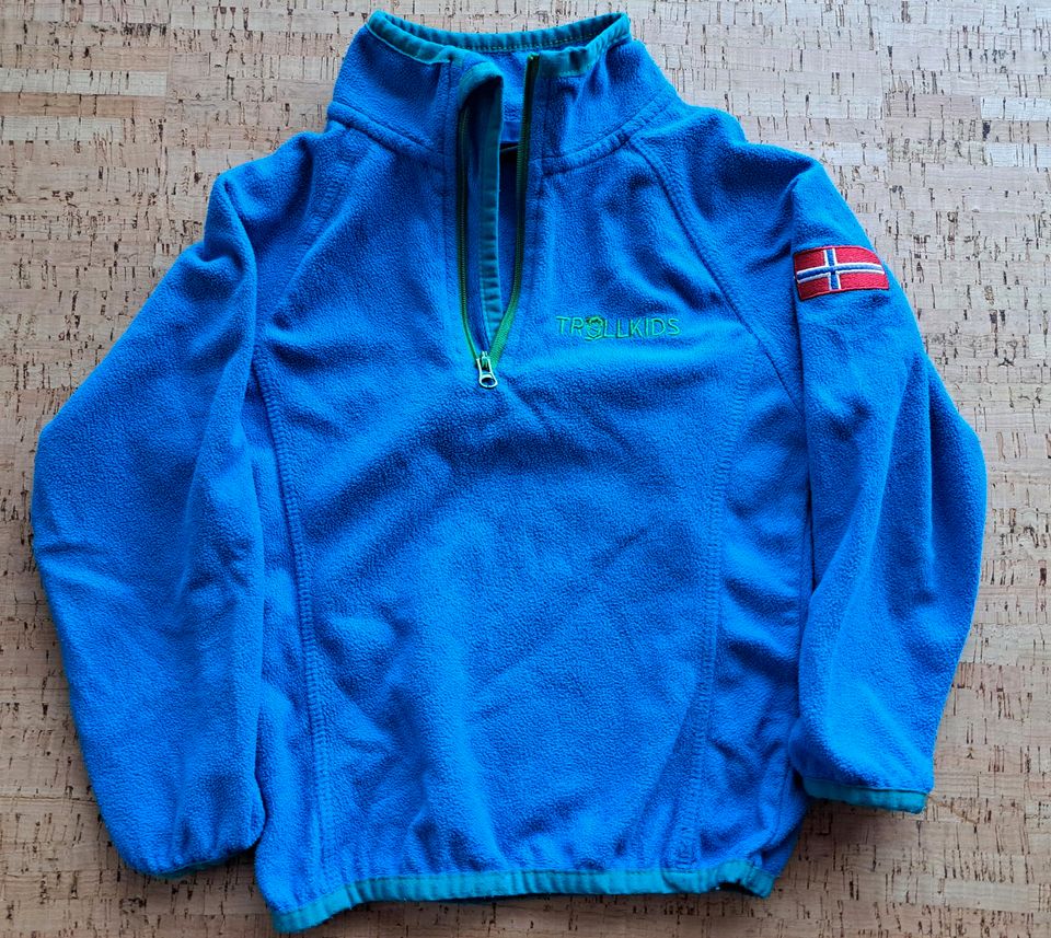 Fleece Pulli Trollkids / Strick Jacke / Shirt langarm GAP in Laufach