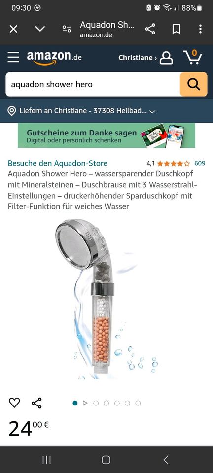 AQUADON SHOWER HERO in Heilbad Heiligenstadt