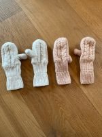 2 Paar Handschuhe Baby Kinder H&M beige rosa Stoff Baden-Württemberg - Engen Vorschau