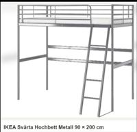 Hochbett Ikea Metall 90x200 Nordrhein-Westfalen - Hilden Vorschau