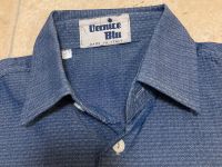 Hemd 140 langarm blau gemustert 100% Baumwolle Italien Kommunion Bayern - Kranzberg Vorschau