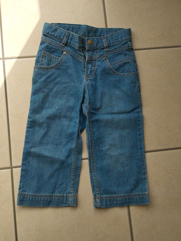 116 Hose 3/4 sigikid Jeans dünn schmal in Pattensen
