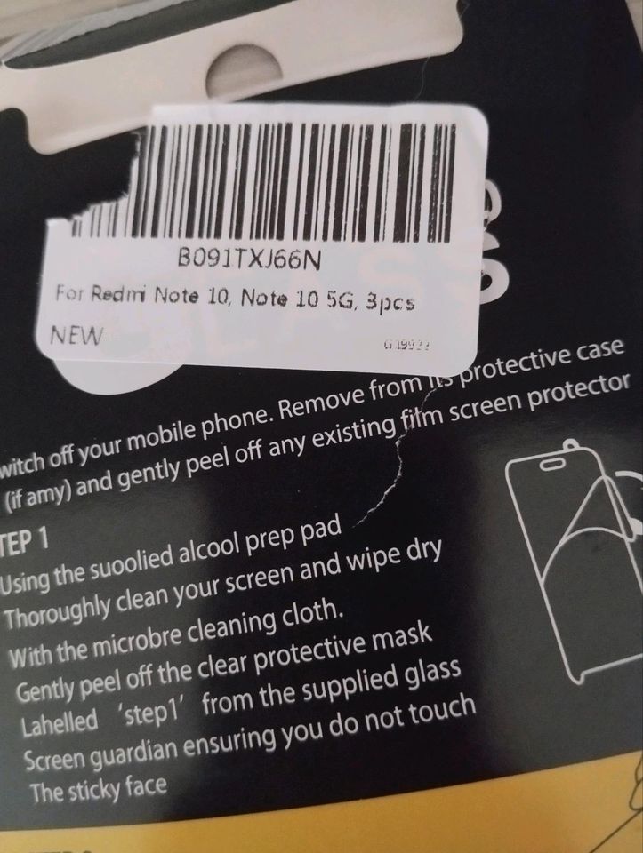 Glasfolien für Xiaomi Redmi Note 10 5G in Wandlitz