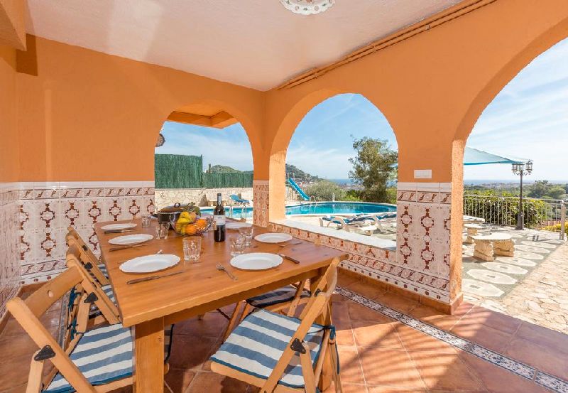 Spanien Ferienhaus Costa Brava in Blanes privater Pool Meerblick in St. Wendel