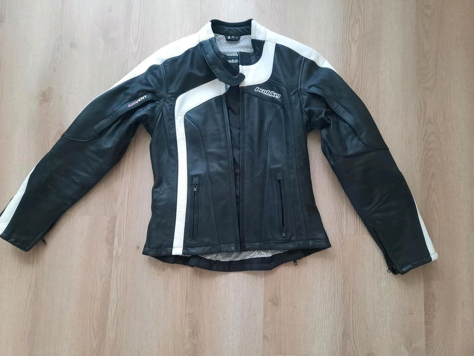 Probiker Lederjacke,Damen, Gr. 40, schwarz/weiß in Niedersachsen - Hanstedt  | eBay Kleinanzeigen ist jetzt Kleinanzeigen