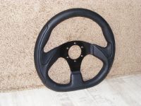 Motorsport Lenkrad Sportlenkrad 330mm schwarz PU abgeflacht NEU Nordrhein-Westfalen - Bottrop Vorschau