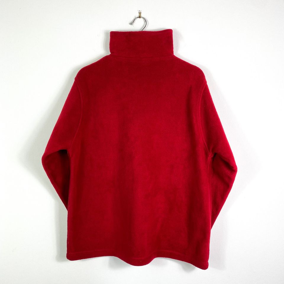 Vintage St. Moritz Fleece Half Zip Sweater Gr.L/XL Rot 90er y2k in Gronau (Westfalen)