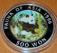 500 Won 1996 "Fauna of Asia" PP. 1 Silbermünze Unze tausche Saarland - Ottweiler Vorschau