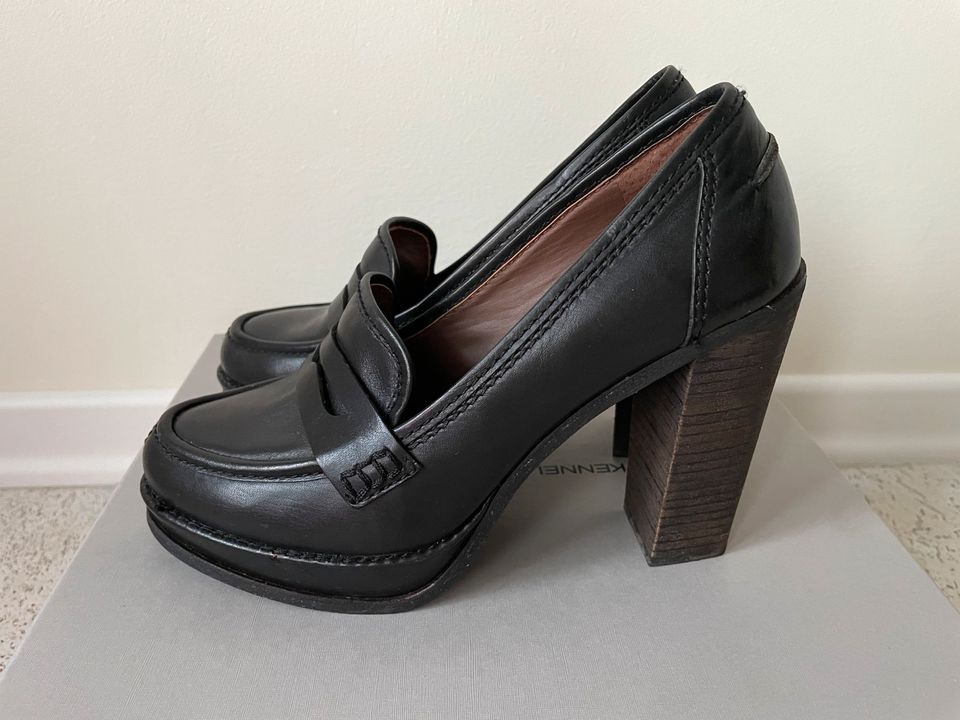 Marc O’Polo Damen Loafer mit Blockabsatz Gr. 37,5 in Rickling