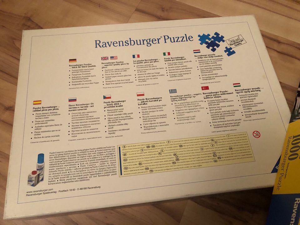 Ravensburger Puzzle Zebra 1000 Teile in Norderstedt