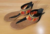 Catwalk Sandalen mit Fransen bunt Gr. 39 Bayern - Neustadt Vorschau