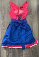 Dirndl, Oktoberfest, Gr. 36, blau pink, kurz, Mini Lübeck - St. Lorenz Nord Vorschau