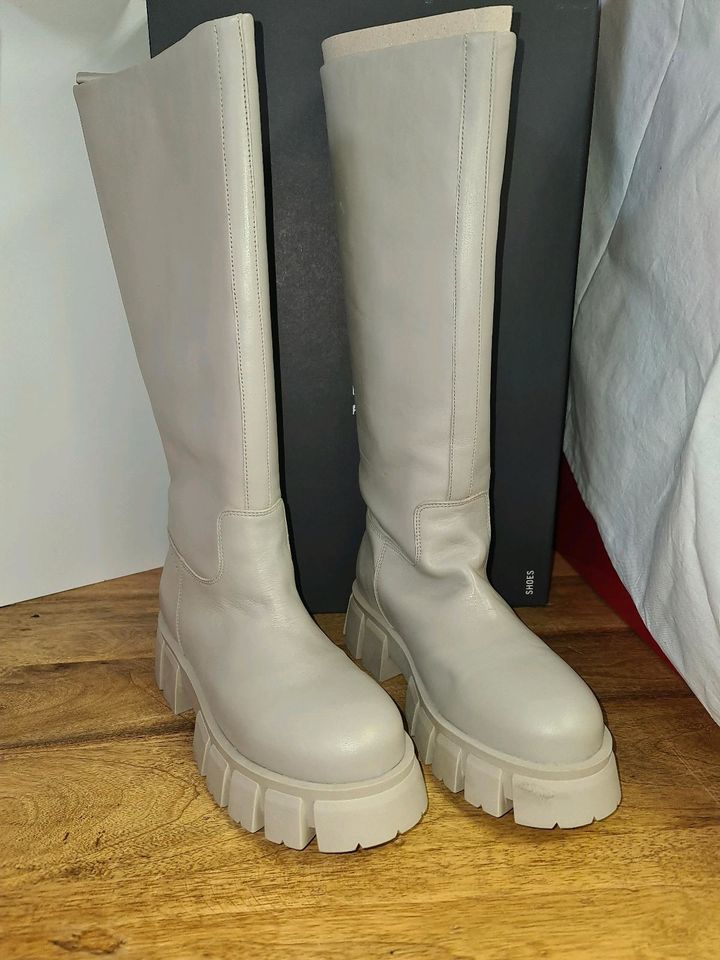 Marco Polo Damen Plateau Boots Gr.41 ✅ Leder Stiefel NEU in Ruhland