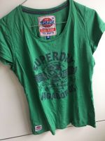 Superdry Tshirt grün mit marineblauem Print Gr M Nordrhein-Westfalen - Herne Vorschau