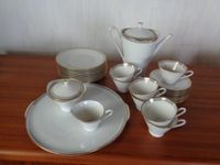 Kaffeeservice Hutschenreuther 50er/60er 7 Gedecke Goldrand Nordrhein-Westfalen - Lemgo Vorschau