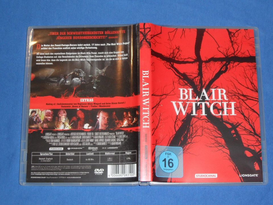 Blair Witch + 2016 + DVD in Ludwigshafen