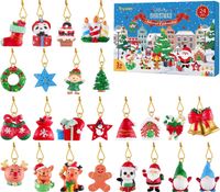 Toyvian 24Pcs Hängende Ornamente, Weihnachtstiere Relief Spielzeu Hessen - Körle Vorschau