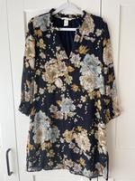 Kleid Floral Blau Gelb Blumenmuster von H&M Baden-Württemberg - Weinstadt Vorschau