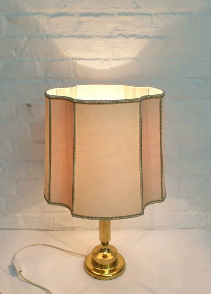 WILA,50er,60er,mid century,vintage,Tischlampe,Schirmlampe,gold in Köln