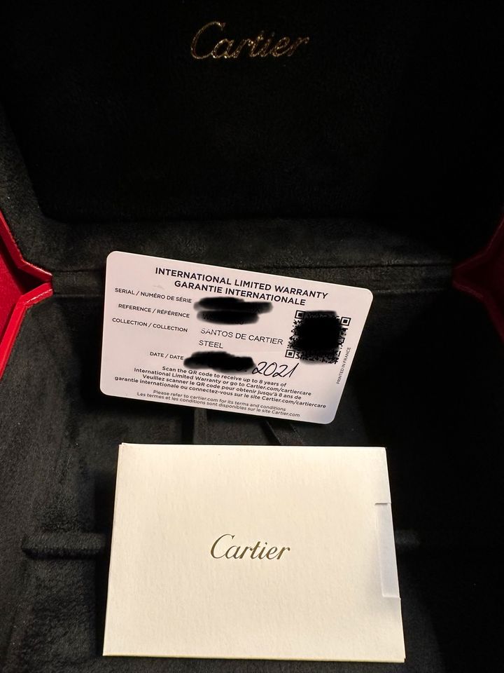 Cartier Santos - Iced Out - Fullset Original Box und Papiere in Augsburg
