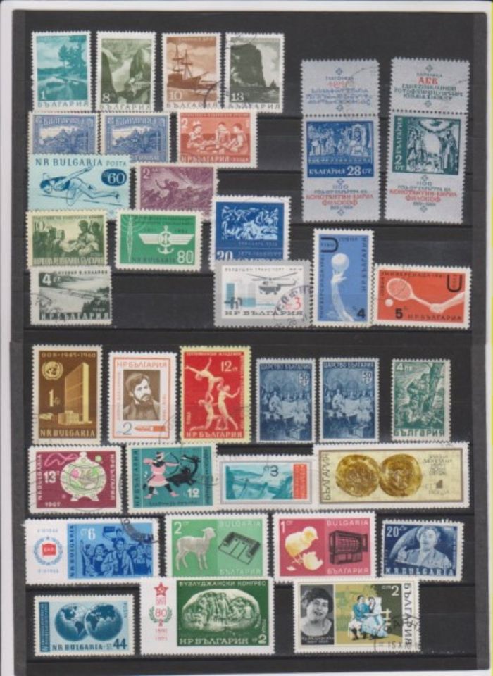 Briefmarken BULGARIEN 130 Marken von 1950/60/70 siehe Bilder in Berlin