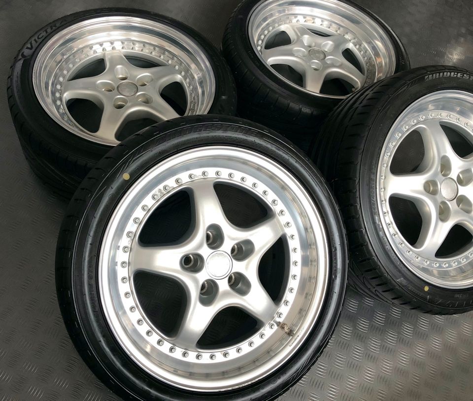 Speedline 8,5+10x18 Mercedes SL 129 W124 500 E Alufelgen 5x112 in Ebrach