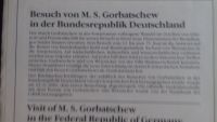 Besuch von M.S.Gorbatschew in der BRD Nordrhein-Westfalen - Dülmen Vorschau