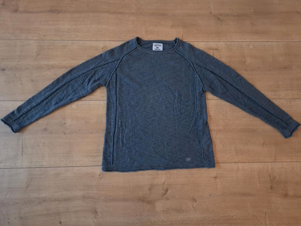 Camp David Strickpullover Größe M grau in Marl