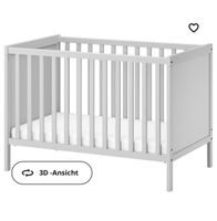 Ikea Sundvik Babybett weiß 60x120 cm Bayern - Stadtbergen Vorschau