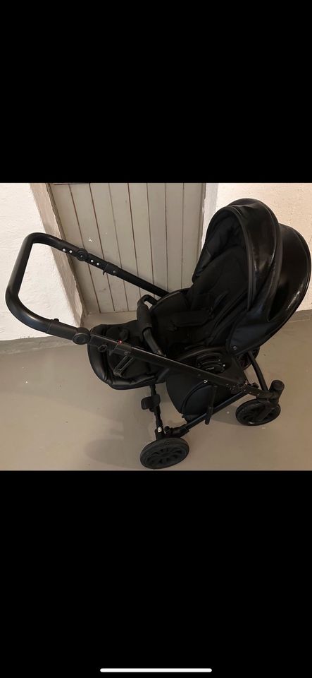 Anex Kinderwagen buggy Leder schwarz neuwertig in Köln