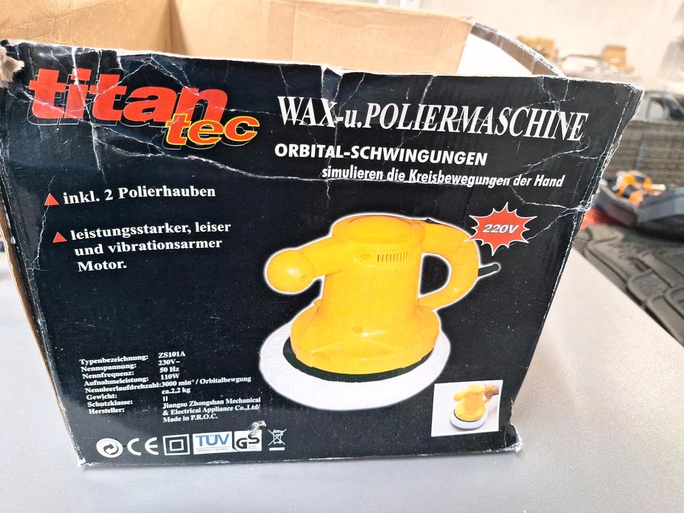 Titan tec Wax-Und  Poliermschine in Rietberg