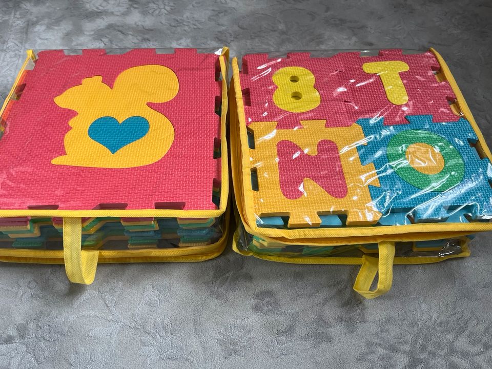 puzzlematte, spielmatte, schaumstoff, teppich, kinder, spielzeug in Treuchtlingen