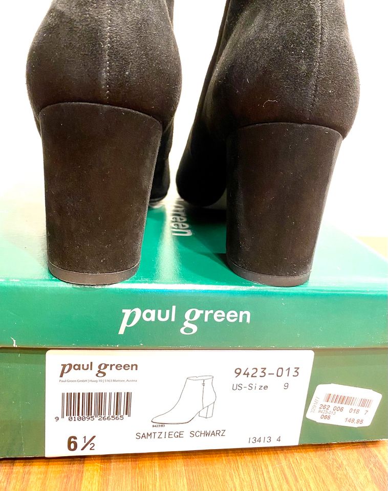 PAUL GREEN Stiefelette Wildleder Gr. 6,5 in Hamburg