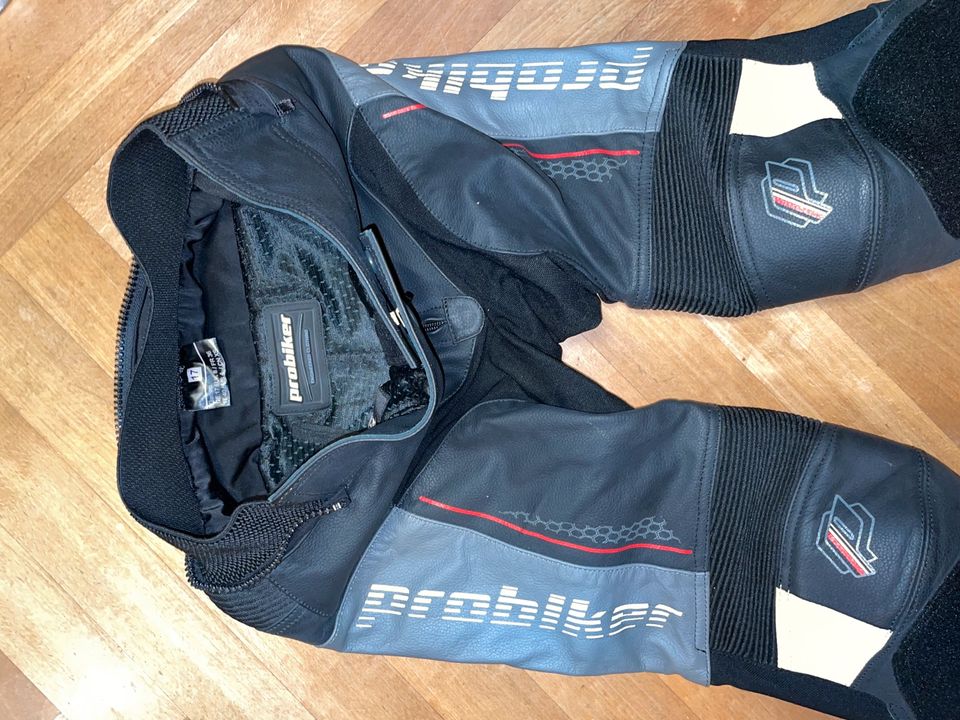 wie NEU | probiker Motorradhose | Leder-Kombihose in Germering