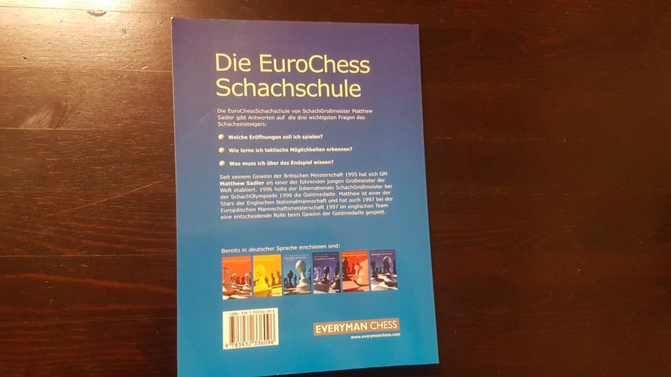 Sadler: Die EuroChess Schachschule Schachbuch in Paderborn