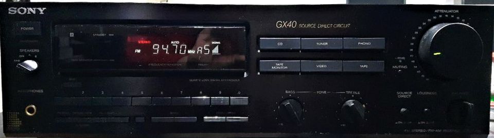 SONY VERSTÄRKER RECIVER RADIO GX 40 in Hoyerswerda