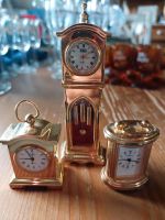 3 x Uhr Pendeluhr für Puppenhaus Miniatur Uhr Gold Regulator Bayern - Mehlmeisel Vorschau